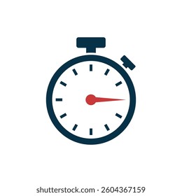 Stopwatch Timer Icon Vector Template