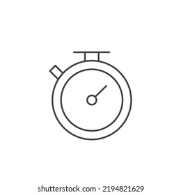 Stopwatch timer icons  symbol vector elements for infographic web