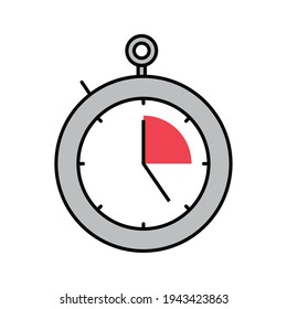 stopwatch timer speed icon isolated
