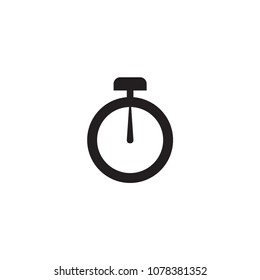 Stopwatch timer sport competition  speed circle time icon vector symbol illustration vector pictogram 