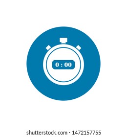 stopwatch timer start stop icon vector flat art