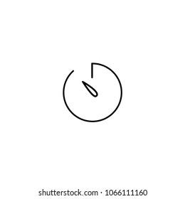 Stopwatch timer vector icon