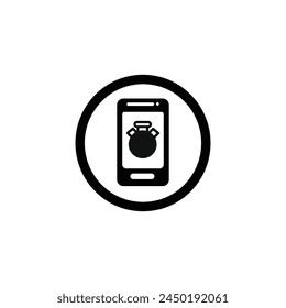 stopwatch timer vector type icon