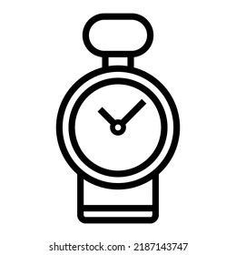 Stopwatch or timestamp outline icon. Time stamp vector illustration