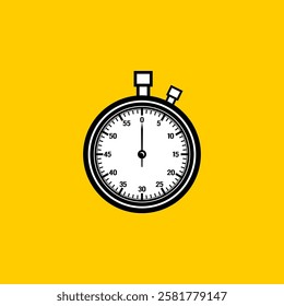 stopwatch timing device vector illustration