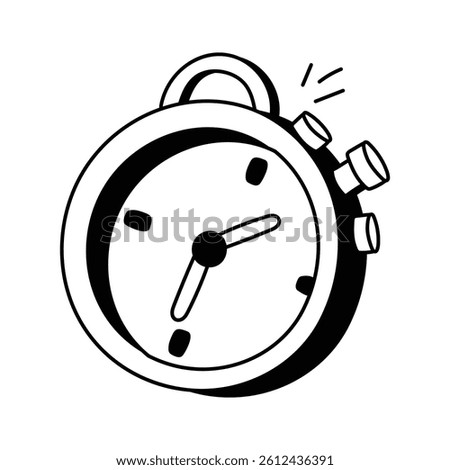 A stopwatch for tracking workout time and intervals