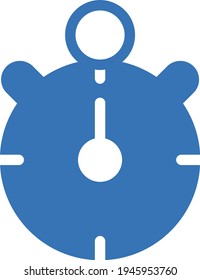 stopwatch vector glyph color icon