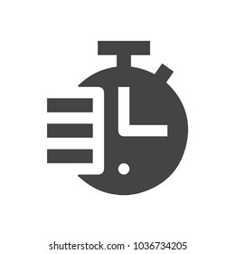 Stopwatch Vector icon 10 EPS