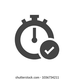 Stopwatch Vector icon 10 EPS
