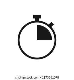 stopwatch vector icon 10 eps