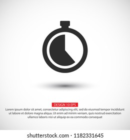 stopwatch vector icon 10 EPS