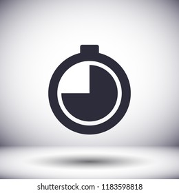 stopwatch vector icon 10 EPS