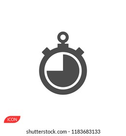 stopwatch vector icon 10 EPS