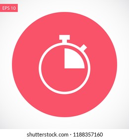 stopwatch vector icon 10 eps