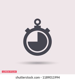 stopwatch vector icon 10 EPS