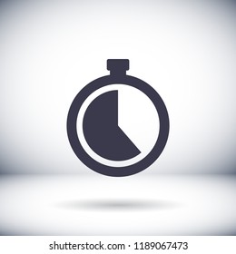 stopwatch vector icon 10 EPS