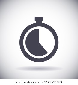 stopwatch vector icon 10 EPS