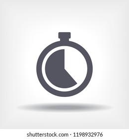 stopwatch vector icon 10 EPS