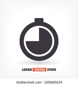 stopwatch vector icon 10 EPS
