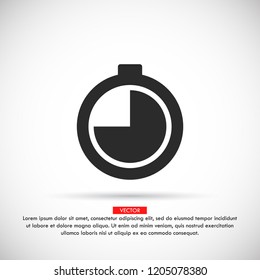 stopwatch vector icon 10 EPS