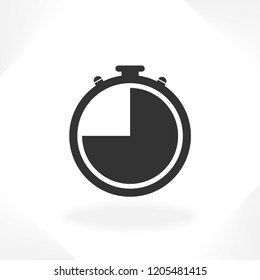 Stopwatch Vector icon 10 EPS