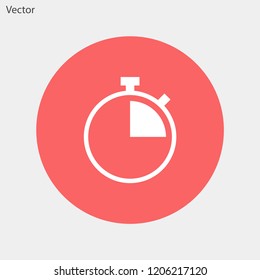 stopwatch vector icon 10 eps