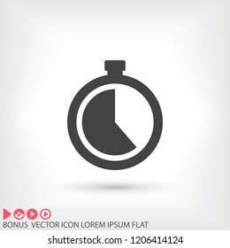 stopwatch vector icon 10 EPS