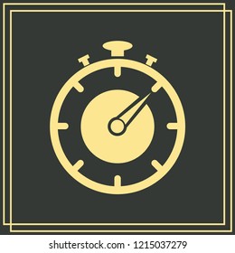 Stopwatch Vector icon 10 EPS