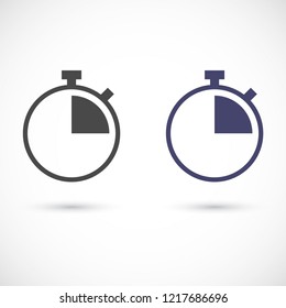 stopwatch vector icon 10 eps