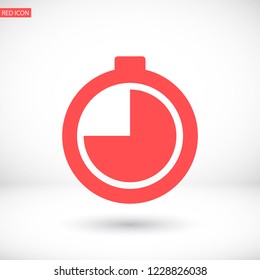 stopwatch vector icon 10 EPS