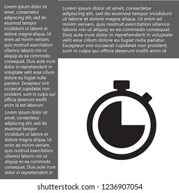 stopwatch vector icon 10 eps