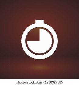 stopwatch vector icon 10 EPS