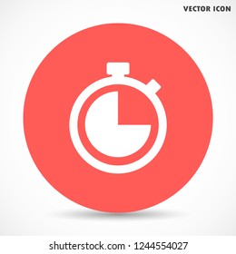 stopwatch vector icon 10 eps