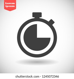 Stopwatch Vector Icon 10 Eps