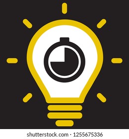 stopwatch vector icon 10 EPS