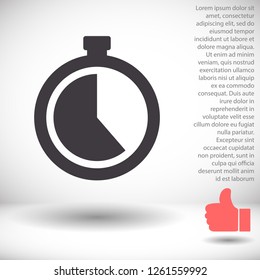 stopwatch vector icon 10 EPS