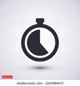 stopwatch vector icon 10 EPS