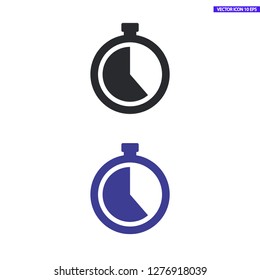 stopwatch vector icon 10 EPS