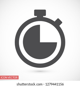 stopwatch vector icon 10 eps