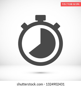stopwatch vector icon 10 eps