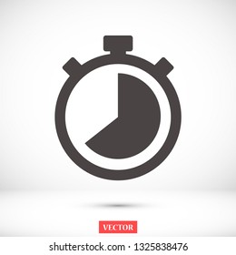 stopwatch vector icon 10 eps