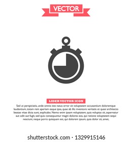 stopwatch vector icon 10 EPS