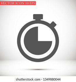 stopwatch vector icon 10 eps