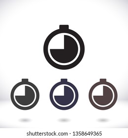 stopwatch vector icon 10 EPS