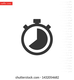 stopwatch vector icon 10 eps , Lorem ipsum Flat design
