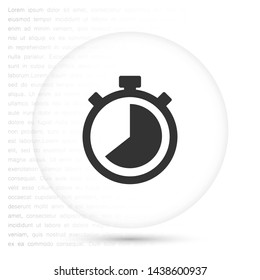 stopwatch vector icon 10 eps , Lorem ipsum Flat design