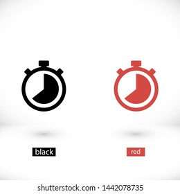 stopwatch vector icon 10 eps , Lorem ipsum Flat design