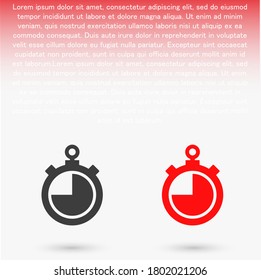 icono del vector de cronómetro 10 EPS. lorem ipsum Flat Design JPG