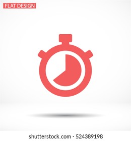 Stopwatch Vector Icon 10 EPS