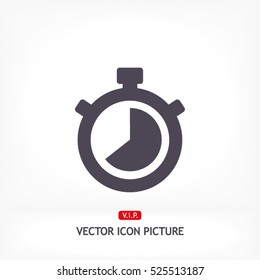 Stopwatch Vector Icon 10 EPS